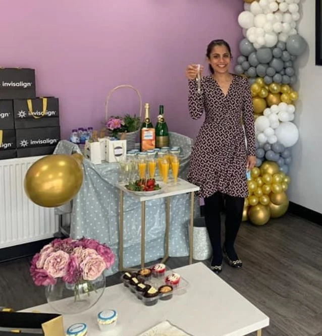 Dr. Aarti Kohli Jain welcoming patients at Andover Advanced Dental Centre